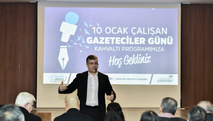 <strong>Başkan Bozkurt gazetecileri unutmadı</strong>