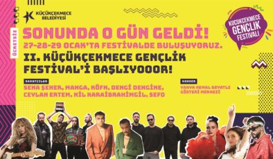 <strong>Küçükçekmece’de ücretsiz gençlik festivali başlıyor</strong>