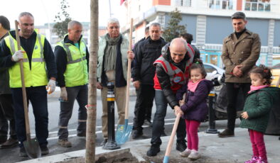 2023 yılına Manolya ve Ginkgo ağacı dikerek girdiler