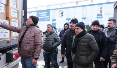 <strong>Büyükçekmece’den Hatay’a 7 TIR yardım malzemesi gönderildi</strong>