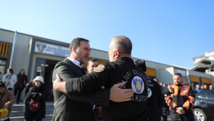 <strong>Silivri Sak ekiplerine duygusal karşılama</strong>