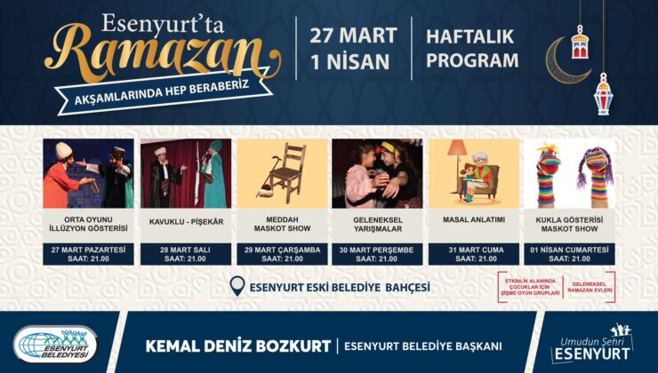 Esenyurt’ta birbirinden renkli Ramazan etkinlikleri