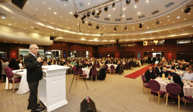 Başkan Kemal Çebi, ilçe protokolünü iftar yemeğinde ağırladı