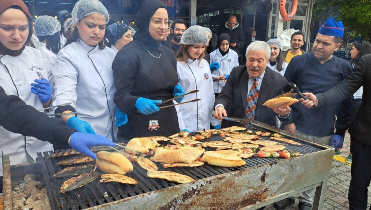 BALIKÇI KENAN’DAN GENÇ AŞÇILARA BALIK PİŞİRME EĞİTİMİ