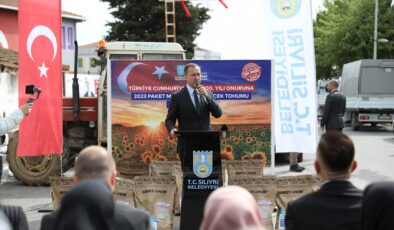 Silivri Belediyesinden üreticilere 7 milyon TL’lik ayçiçek tohumu desteği