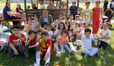 Başkan Çalık, çocuklarla piknikte buluştu
