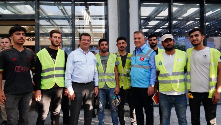 İmamoğlu ve Çalık Beylikdüzü’ndeki çalışmaları inceledi