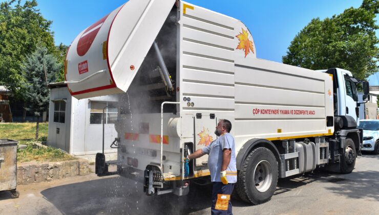 İlaçlama ve yıkama çalışmaları sürüyor