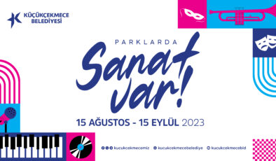 Küçükçekmece’nin parklarında sanat var