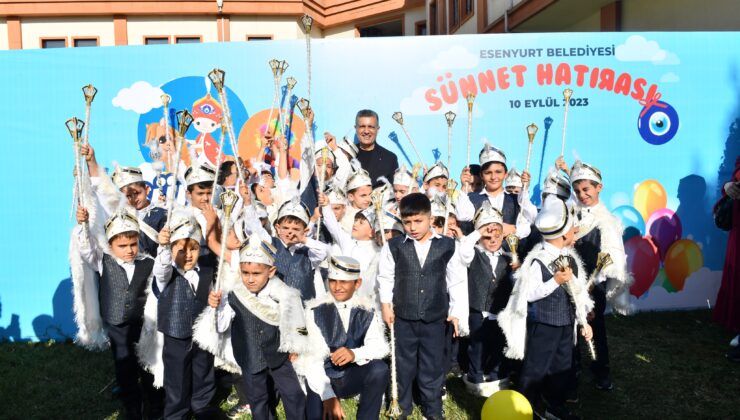 Esenyurtlu minikler sünnet şöleninde gönüllerince eğlendi