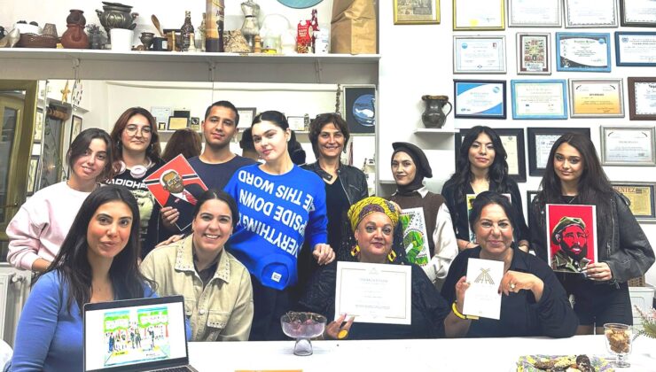 Aysen Arın Sanat Akademisi’nde gençler ile muhteşem buluşma