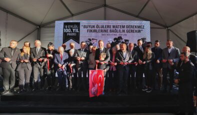 Rekor sürede tamamlanan “9 Eylül 100.Yıl Parkı” açıldı