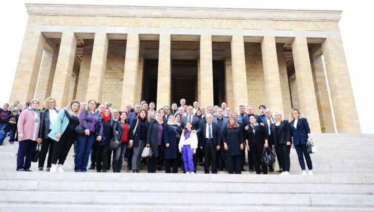 Başkan Yılmaz muhtarlar ile Ankara mesaisi yaptı