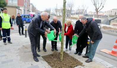 Büyükçekmece’de 2024 yılına 24 mahallede ağaç dikerek girildi