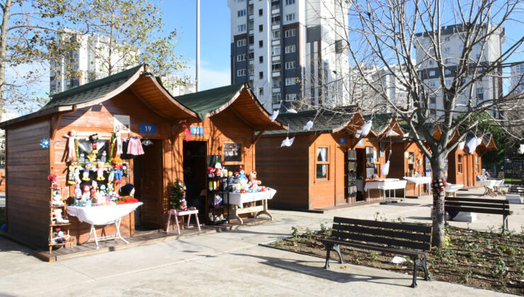 Küçükçekmece Belediyesi hünerli eller çarşısı yeni yıla hazır