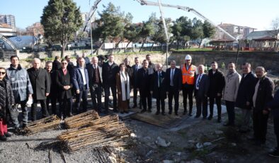 Çakmaklı Atatürk Camii’nin temeli görkemli bir törenle atıldı