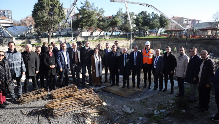 Çakmaklı Atatürk Camii’nin temeli görkemli bir törenle atıldı
