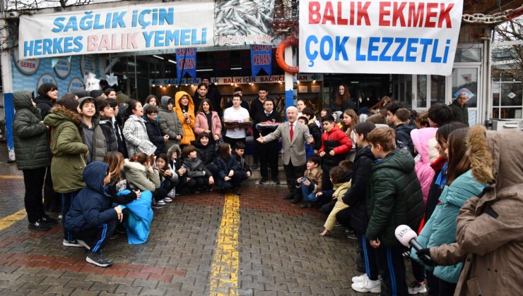 Kenan Balcı deniz ve balık sevgisini öğrencilere aşıladı