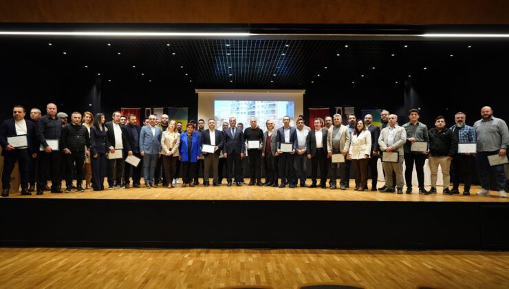 Beylikdüzü’nde atık yağ üreticilerine teşekkür belgesi verildi