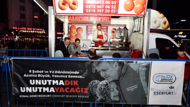 Depremde Hayatını Kaybedenler Esenyurt’ta Anıldı