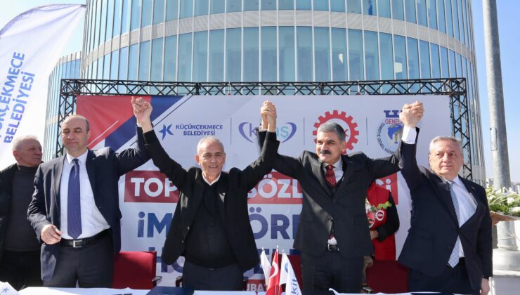 Başkan Çebi, yüzde 76 zam ile işçilerin yüzünü güldürdü