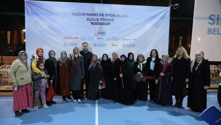 Başkan Yılmaz Huzur Parkı ve Spor Alanını Açtı