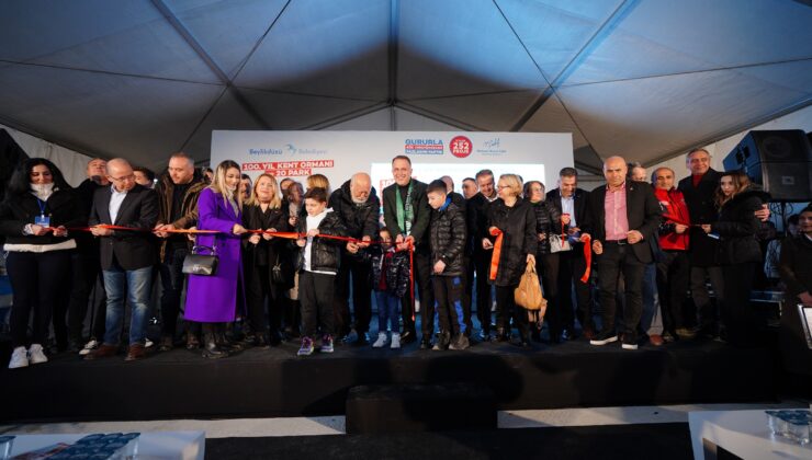 Gürpınar 100. yıl kent ormanı ve 20 park açıldı
