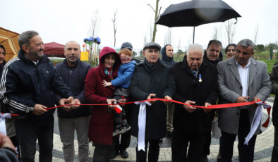 Türkoba’da Zeynel Abidin Cami ve Erzurumlu Kara Fatma Parkı açıldı törenle açıldı