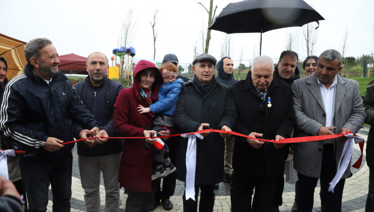Türkoba’da Zeynel Abidin Cami ve Erzurumlu Kara Fatma Parkı açıldı törenle açıldı
