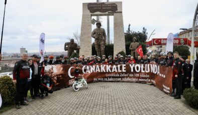 Çanakkale şehitleri anısına 300 kilometre pedal çevirecekler