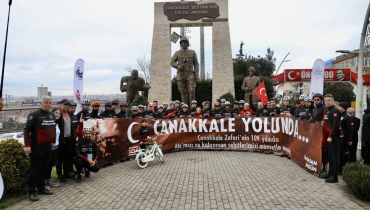 Çanakkale şehitleri anısına 300 kilometre pedal çevirecekler