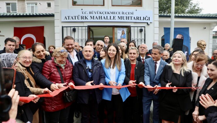 Atatürk mahalle muhtarlığı törenle açıldı