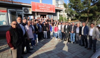 Silivri Belediye Başkanı Balcıoğlu, Gümüşyaka Mahallesinde Vatandaşlarla Bayramlaştı