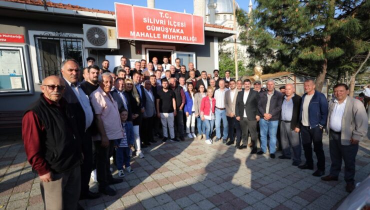 Silivri Belediye Başkanı Balcıoğlu, Gümüşyaka Mahallesinde Vatandaşlarla Bayramlaştı
