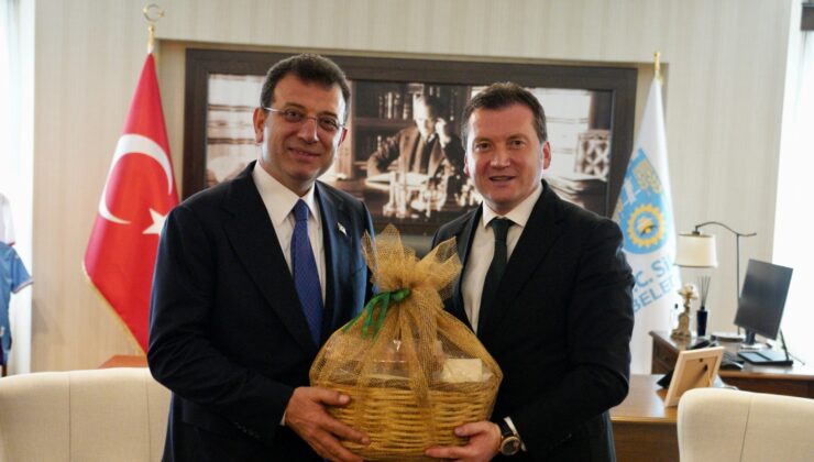 İmamoğlu’ndan Balcıoğlu’na Tebrik Ziyareti