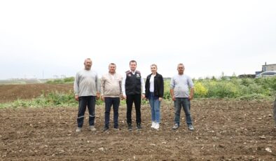 Silivri Belediye Başkanı Bora Balcıoğlu, Alipaşa Mahallesi’nde Ayçiçek Ekimi Gerçekleştirdi