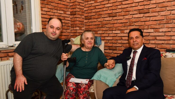 Başkan Özer’den Sebahat teyzeye anlamlı ziyaret