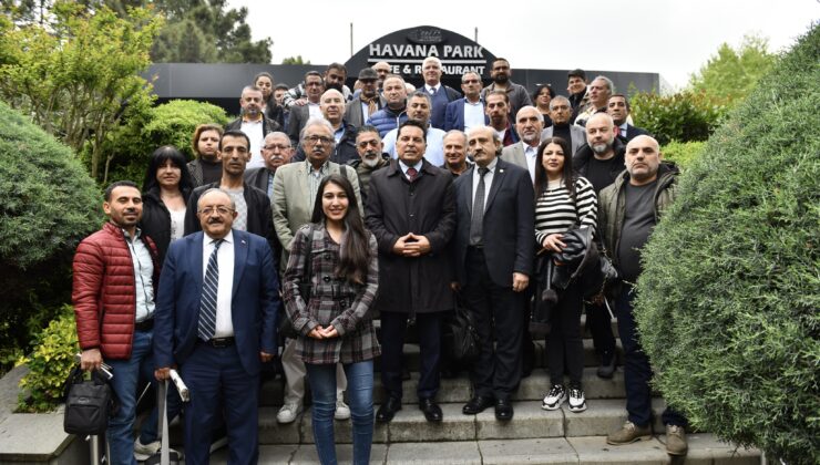 Başkan özer basın emekçileriyle buluştu