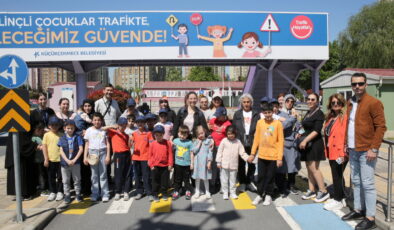 Küçükçekmece’de özel çocuklara trafik eğitimi verildi