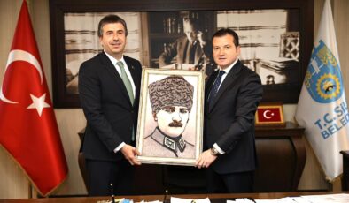 Balcıoğlu Başkan Güzel’i makamında ağırladı