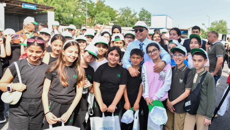 Çevre ödüllü Başkan Özer’den çocuklarla Çevre Günü etkinliği