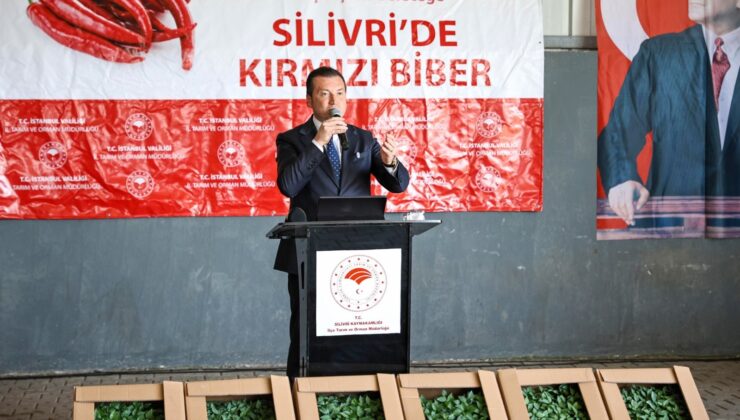 Silivri Belediye Başkanı Bora Balcıoğlu’ndan Kırmızı Biber Fidesi Desteği