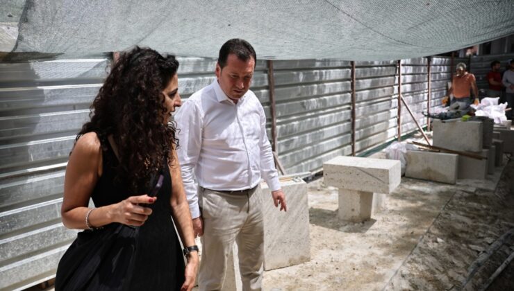 Başkan Balcıoğlu, Adem Hoca Çeşmesi Bakım Çalışmalarını Yerinde İnceledi