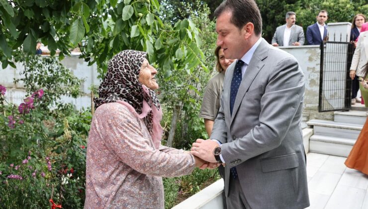 Başkan Balcıoğlu’ndan Şehit Annesine Anlamlı Bayram Ziyareti