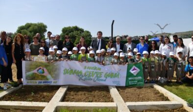 Çatalca’da minik eller toprakla buluştu