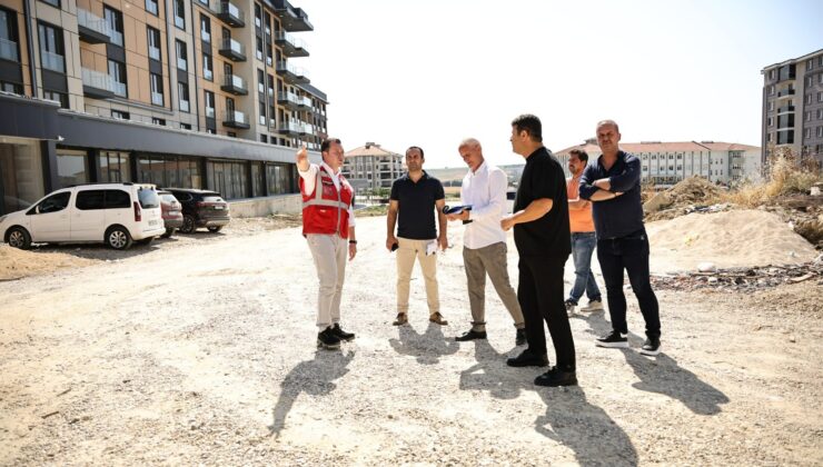 Başkan Balcıoğlu Yeni Mahalle’de Sürdürülen Altyapı Çalışmalarını İnceledi