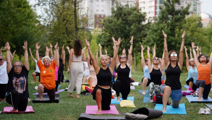 Sağlıklı yaşamın ve sporun önemine dikkat çektiler