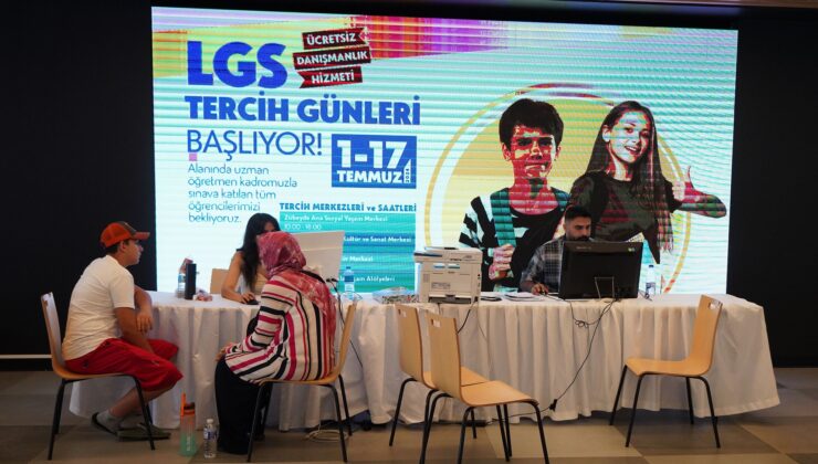 LGS tercihlerinde adaylara ücretsiz destek