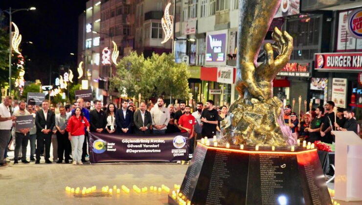 Avcılar’da 17 Ağustos Marmara Depremi’nde yaşamını yitirenler unutulmadı