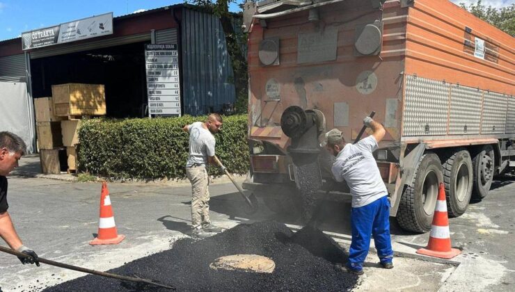 Silivri Belediyesi, İlçe Genelinde Yol Bakım ve Onarım Çalışmalarını Sürdürüyor